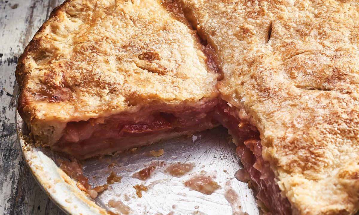 All-Pear Pie with Maple and Candied Ginger