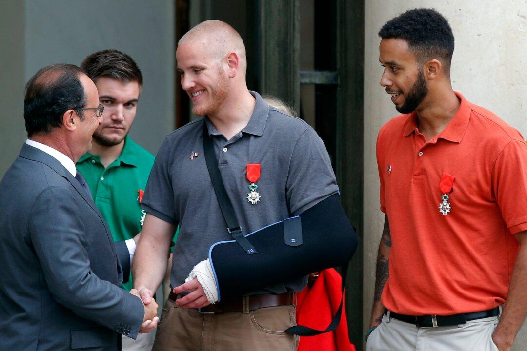 American Train Attack Witness Hospitalized in Paris