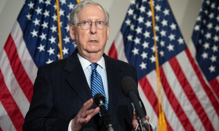 McConnell: Congress Won’t Break for Holidays Until Pandemic Relief Package Passed