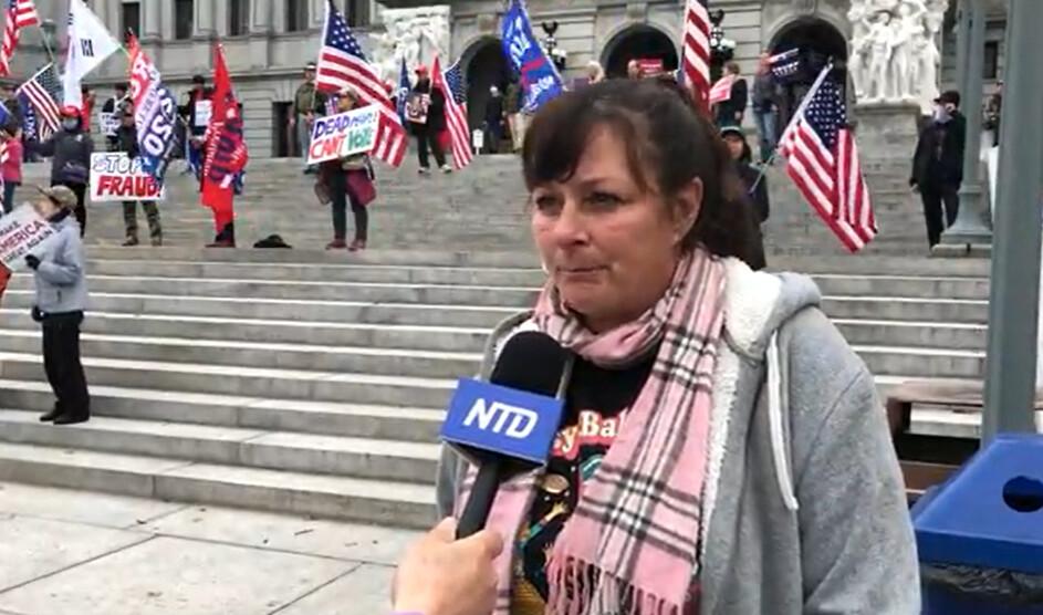Pennsylvania Election Fraud Protester: ‘We Need to Stop Being Afraid’