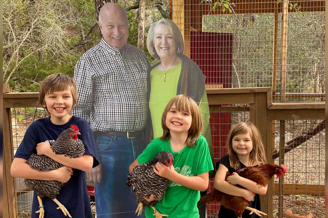 Grandparents Send Life-Size Cardboard Cutouts to Join Their Grandkids for Thanksgiving