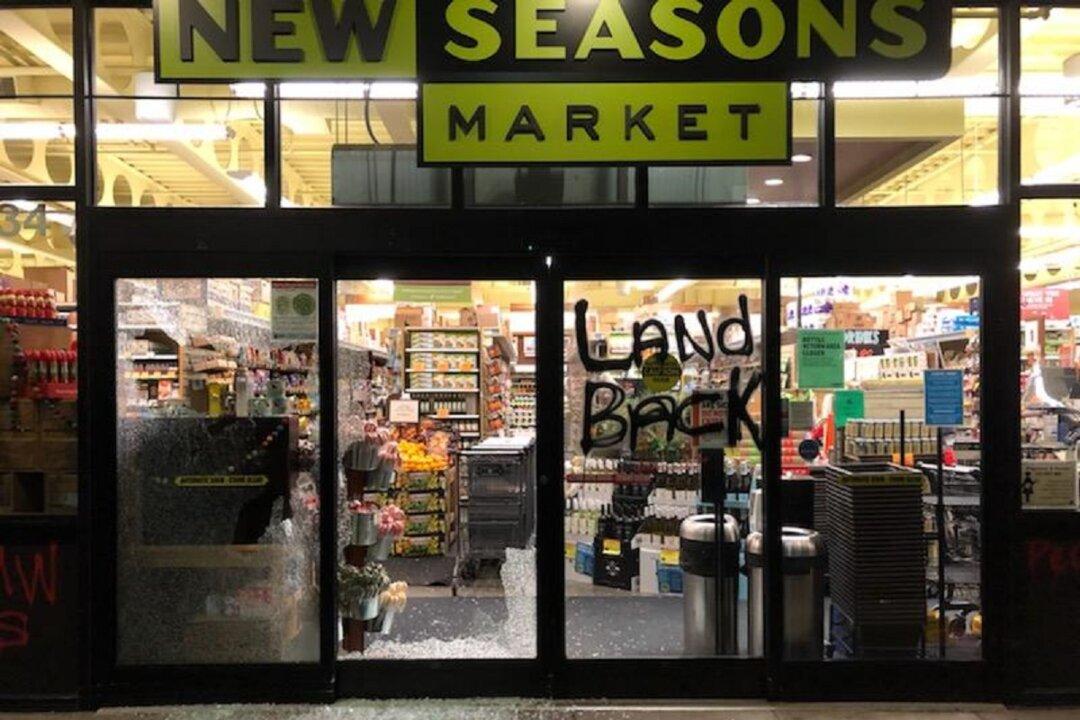 Portland Rioters Cause Thousands of Dollars in Damage on Thanksgiving