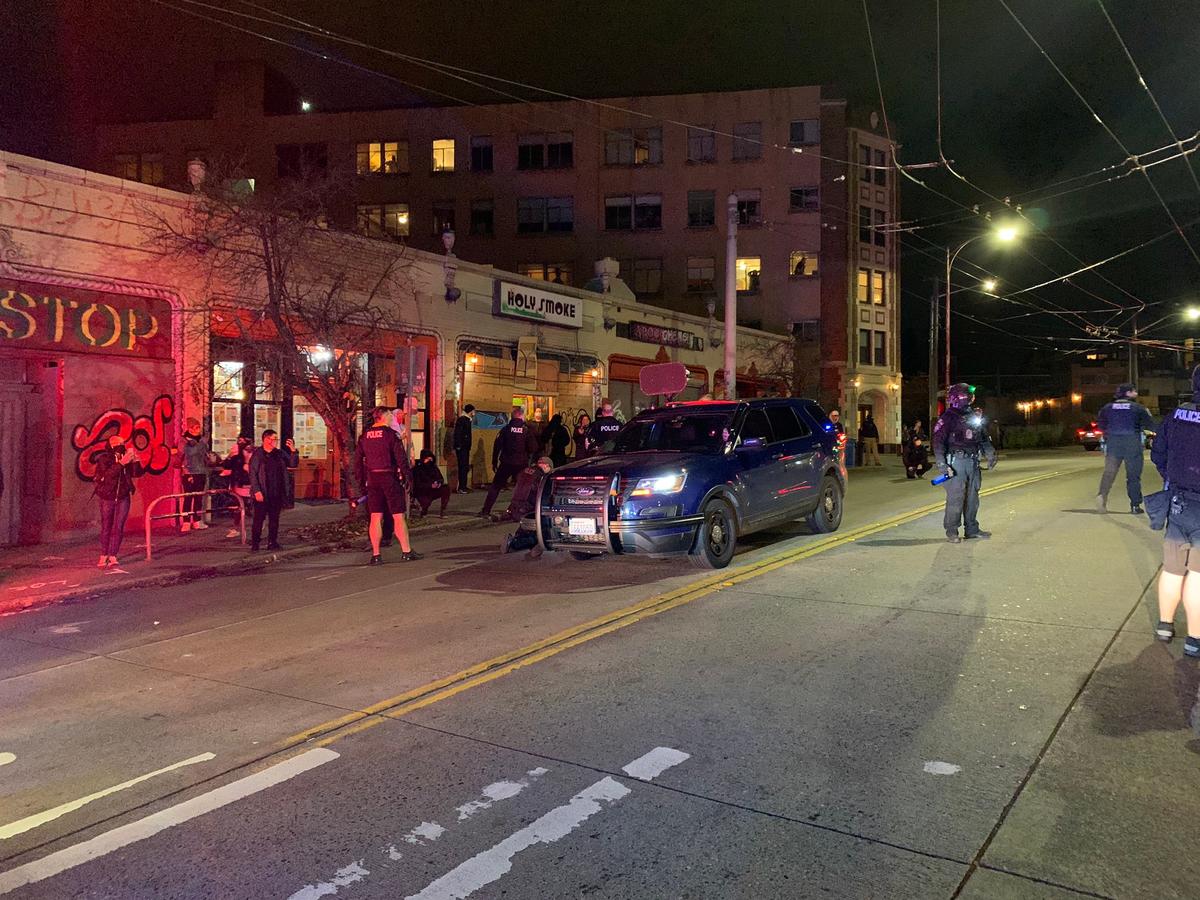 Three Arrested as Demonstration in Seattle Turns Violent