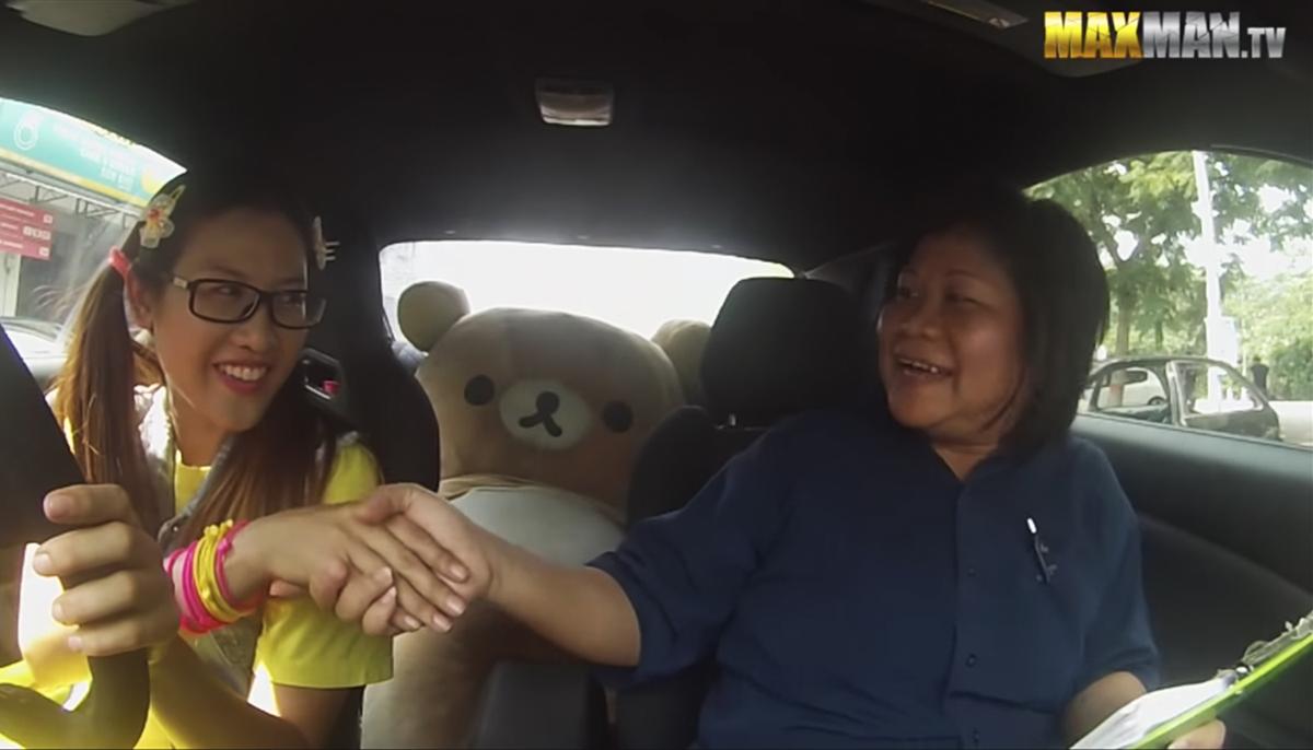 Race Car Driver Pranks Impatient Driving Instructors With Her Amazing Drifting Skills