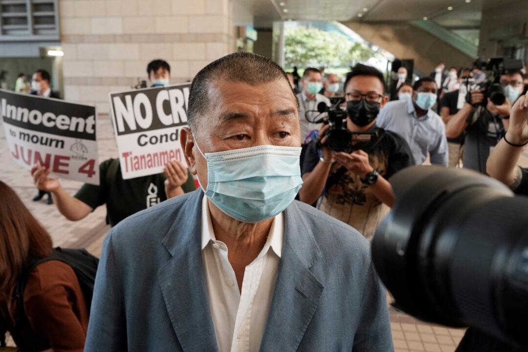 Hong Kong Files Sedition Charge Against Media Tycoon Jimmy Lai
