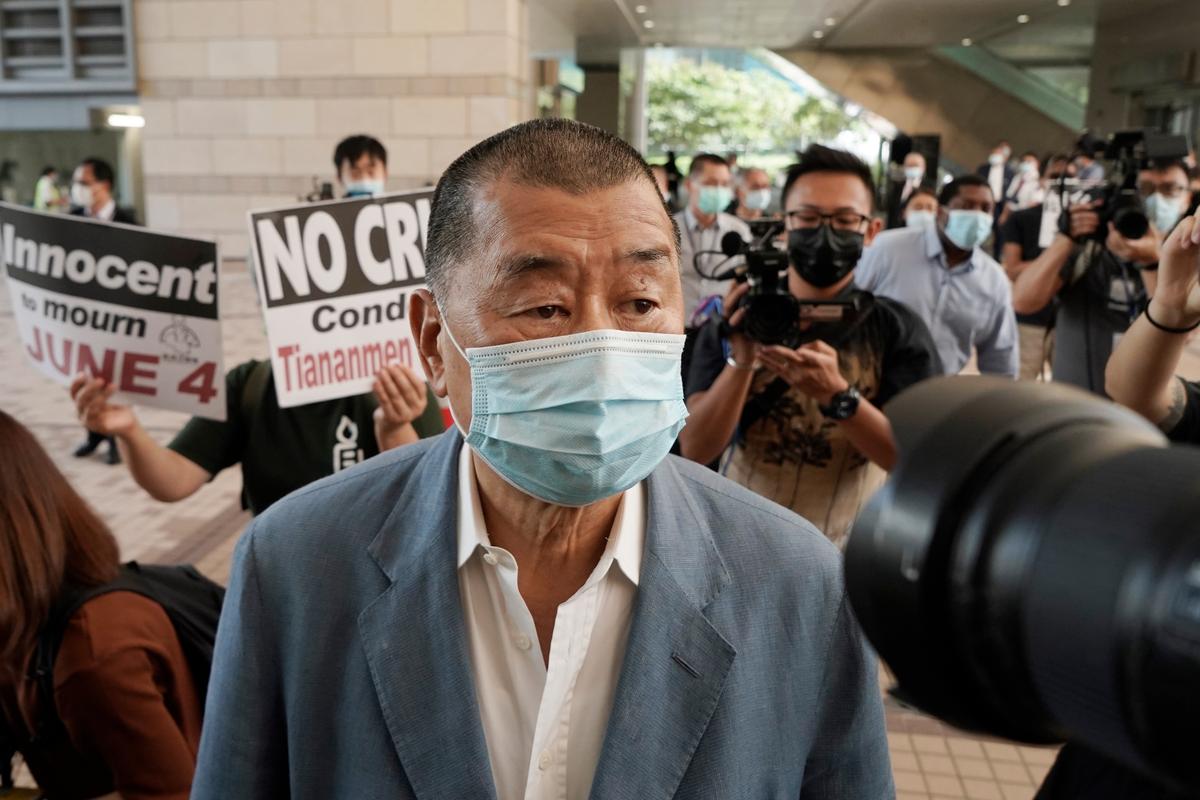 Hong Kong Files Sedition Charge Against Media Tycoon Jimmy Lai