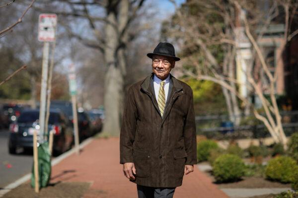 Bob Woodson, the founder and president of the Woodson Center, in Washington, on Feb. 18, 2020. (Samira Bouaou/Epoch Times)
