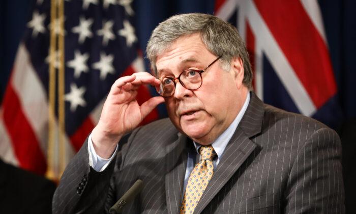 Former AG Barr Says Trump’s Georgia Indictment ‘Too Broad,’ Likely Not Triable Before 2024 Election