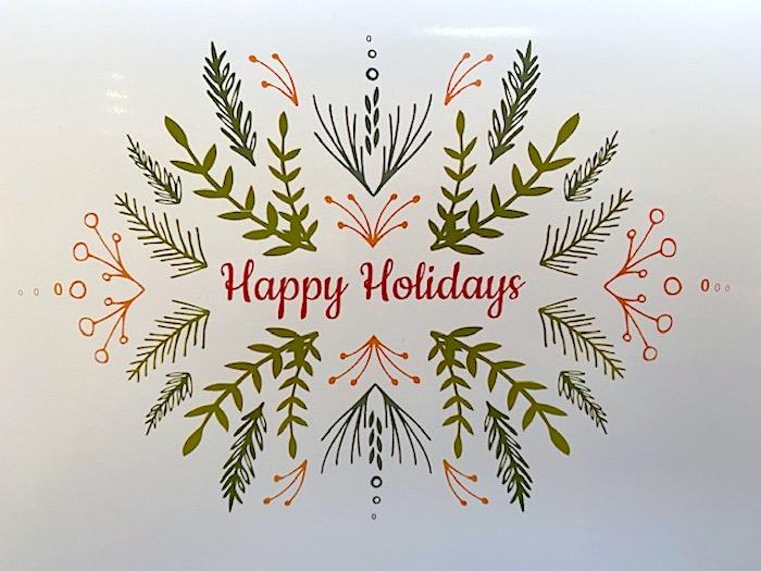 A card that was sent out by the utility authority in Gulf Breeze to all the families that Mike Esmond paid their bills for. (Courtesy of Mike Esmond)