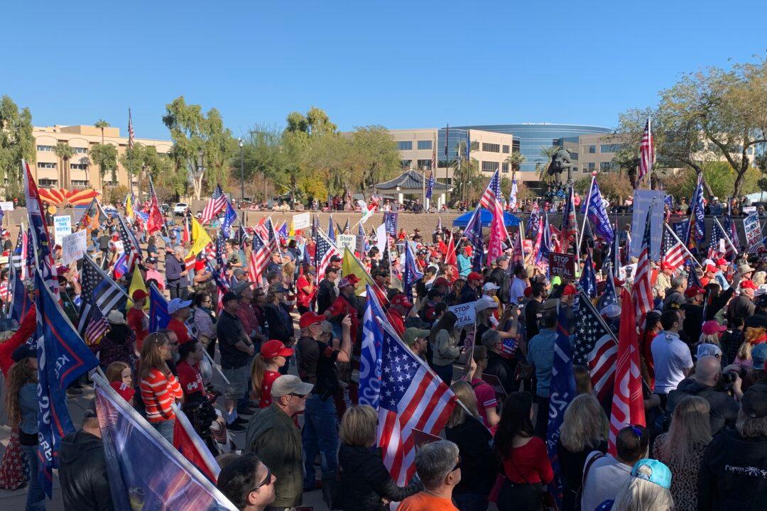 Arizona State Senator at ‘Stop the Steal’ Rally: ‘We’re Not Going to Give Up’