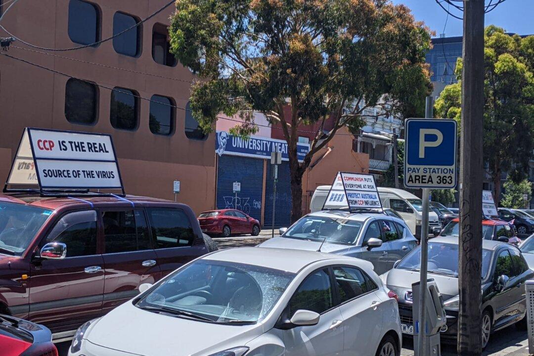 Car Rally to Protect Australia From CCP Influence Tours Melbourne