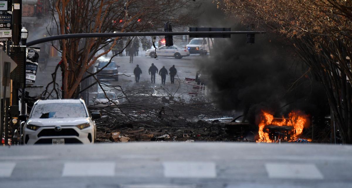 Nashville Explosion: Possible Human Remains Found, Motive Unknown