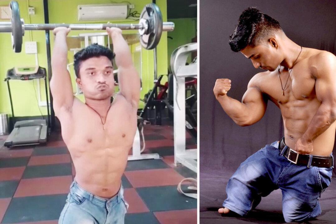 Indian Man Who Is Less Than One Meter Tall Believes He’s the World’s Shortest Bodybuilder