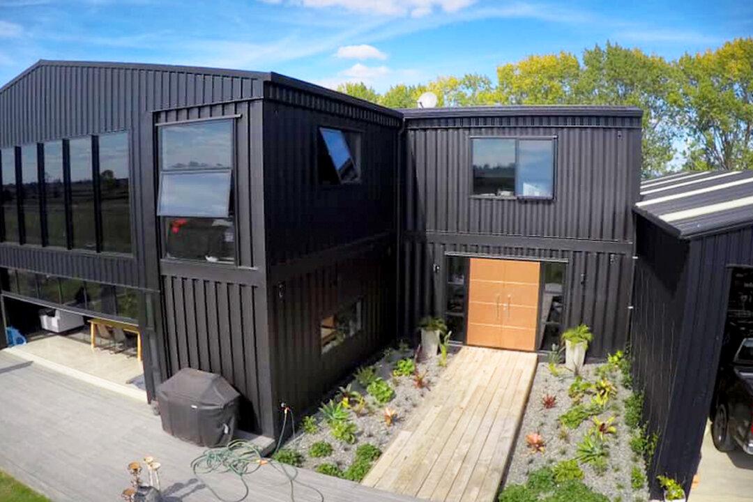 Luxury Home Built From 12 Industrial Shipping Containers Hits the Market in New Zealand