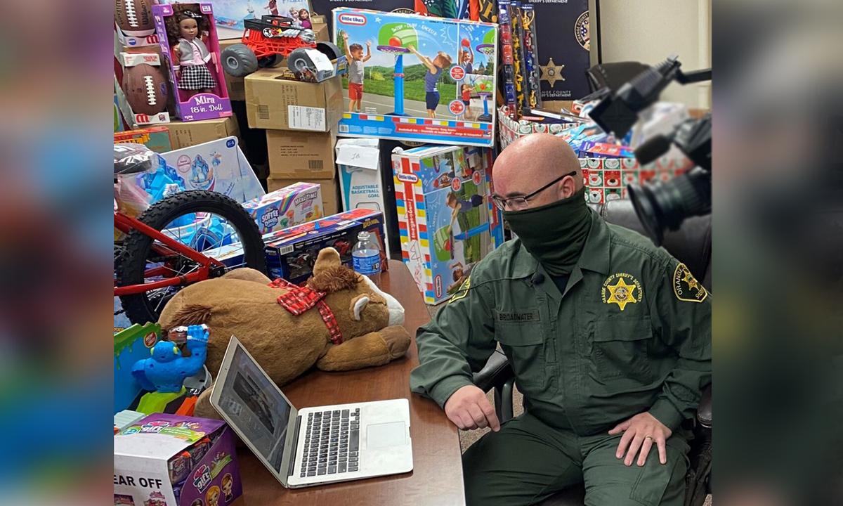 Deputy Who Was Abandoned as a Baby Donates Gifts to Shelter That Took Him In 47 Years Ago