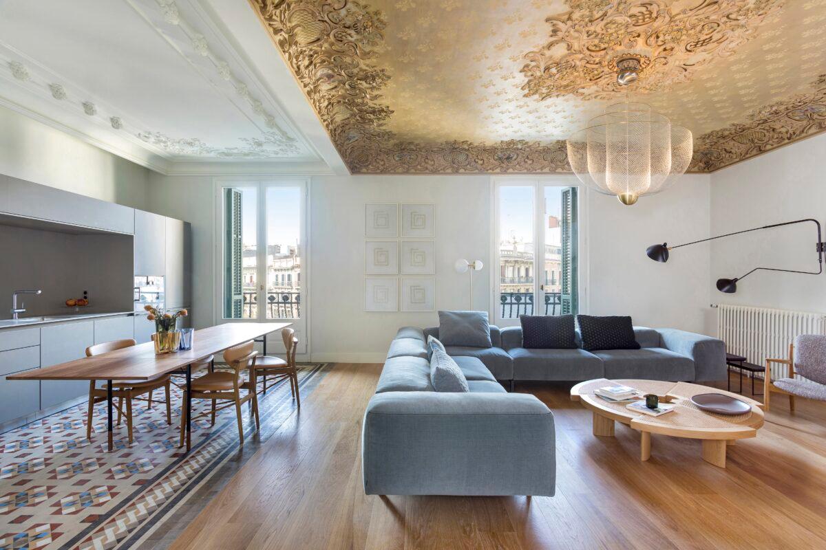 The flats and penthouses are versatile modern homes, embellished with inspiration from the past. (Jordi Folch and Jose Hevia)