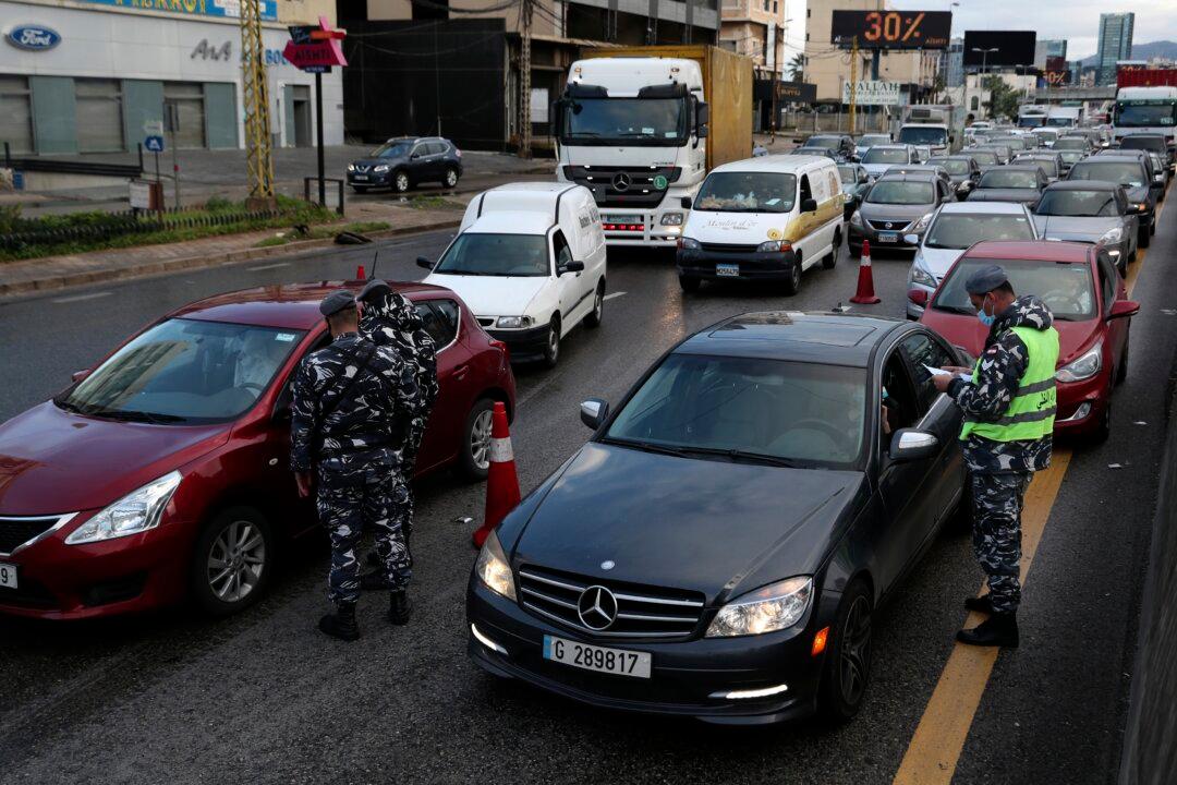 At Virus Tipping Point, Lebanon Imposes All-Day Curfew