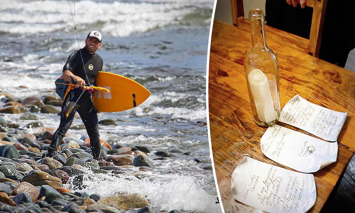Kite-Surfer Finds Message in a Bottle With Diamond Ring Inside, Tracks Down Its Owner