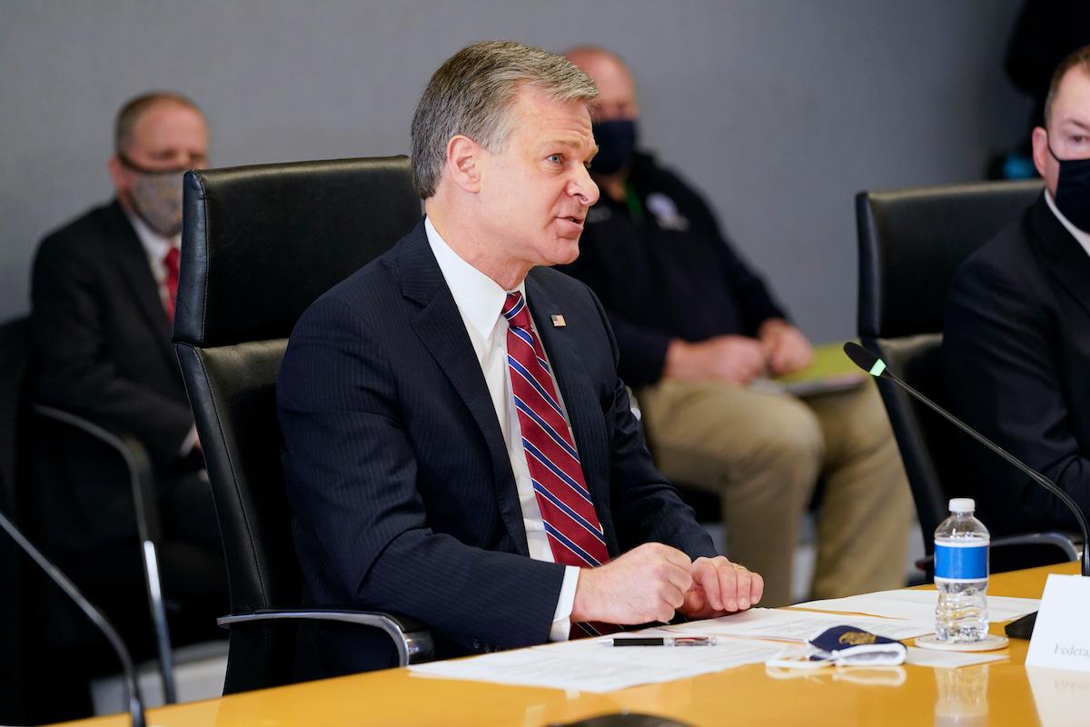 FBI Director: Agency Tracking ‘Extensive’ Online Chatter About Potential Inauguration Threats