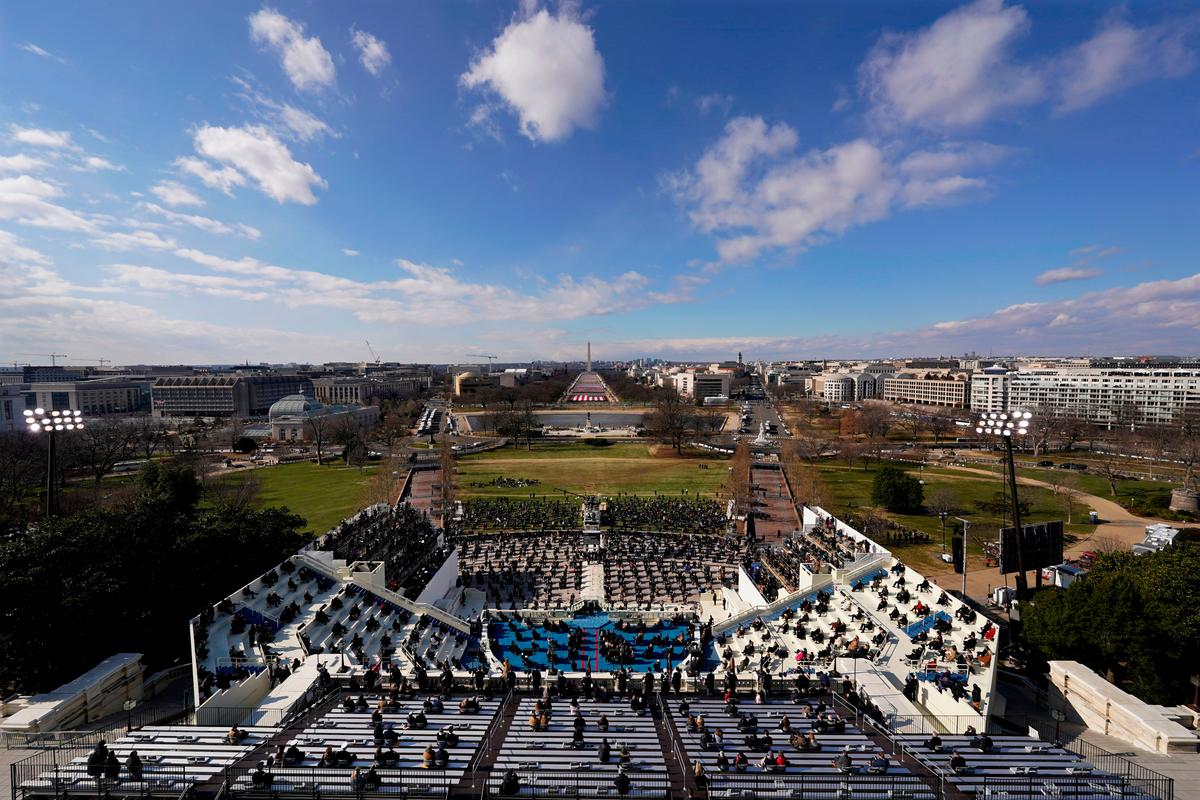 Supporters in DC React to Biden’s Inauguration Amid Heavy Security
