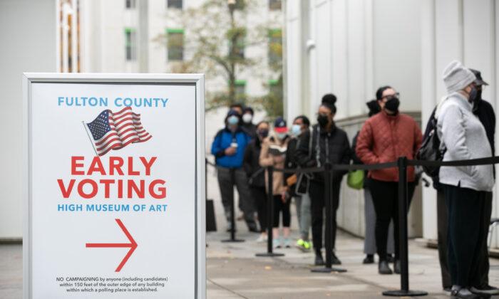 Georgia’s Record-Breaking Early Voting Turnout Defies ‘Voter Suppression’ Claim