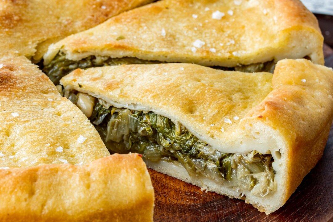 Pizza di Scarola (Escarole Pie)