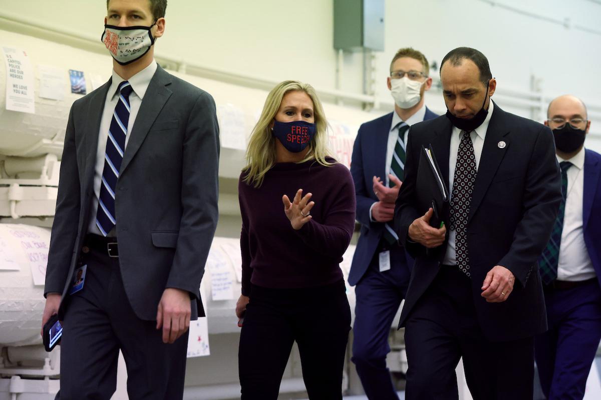 House Votes to Strip Marjorie Taylor Greene of Committee Posts