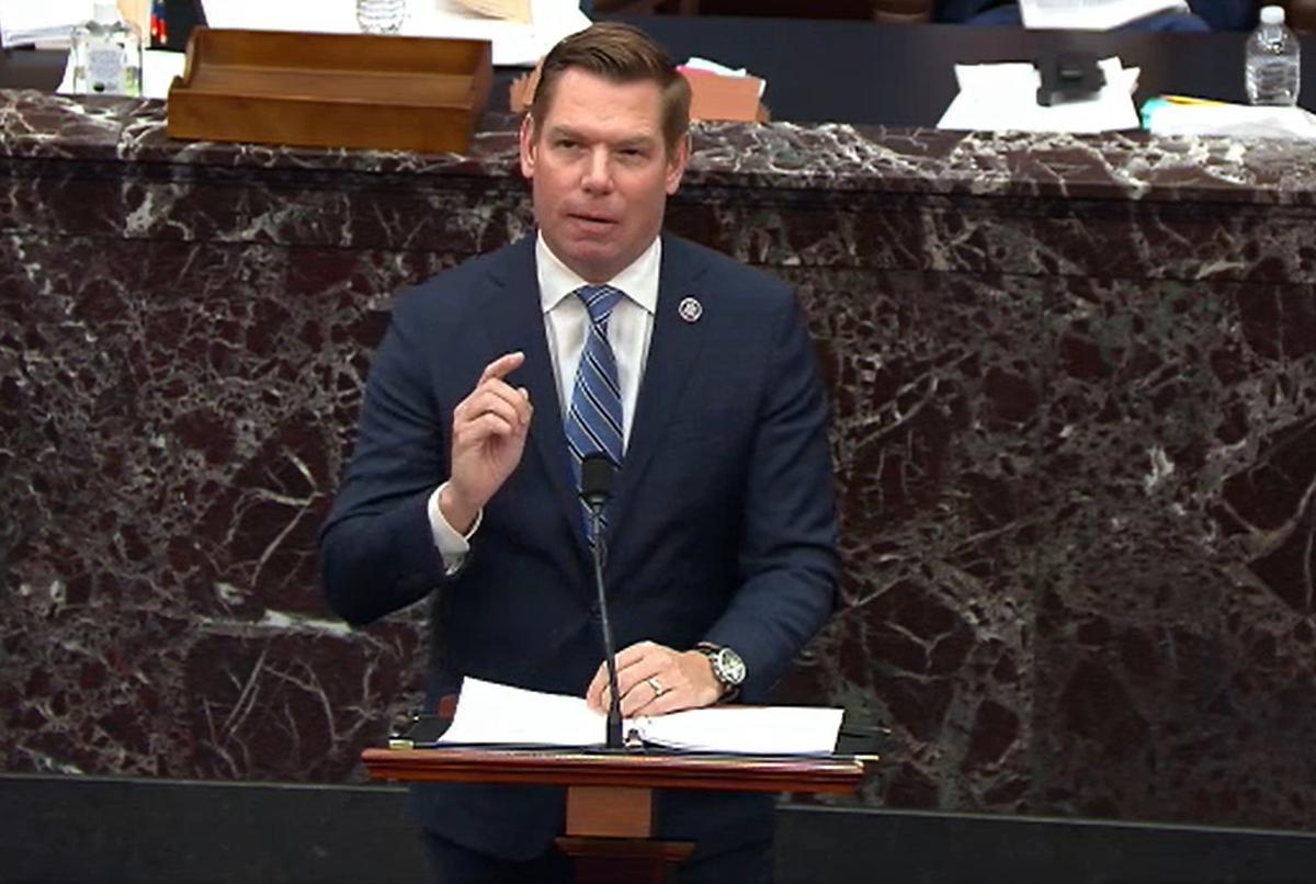 Rep. Swalwell Sues Trump Over Capitol Breach, Alleging ‘Emotional Distress’