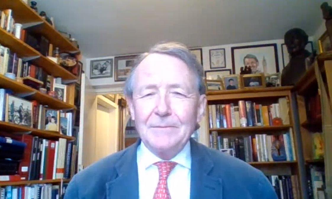 Lord Alton of Liverpool speaks to The Epoch Times during an online interview in England on Feb. 12, 2021. (The Epoch Times/Screenshot)