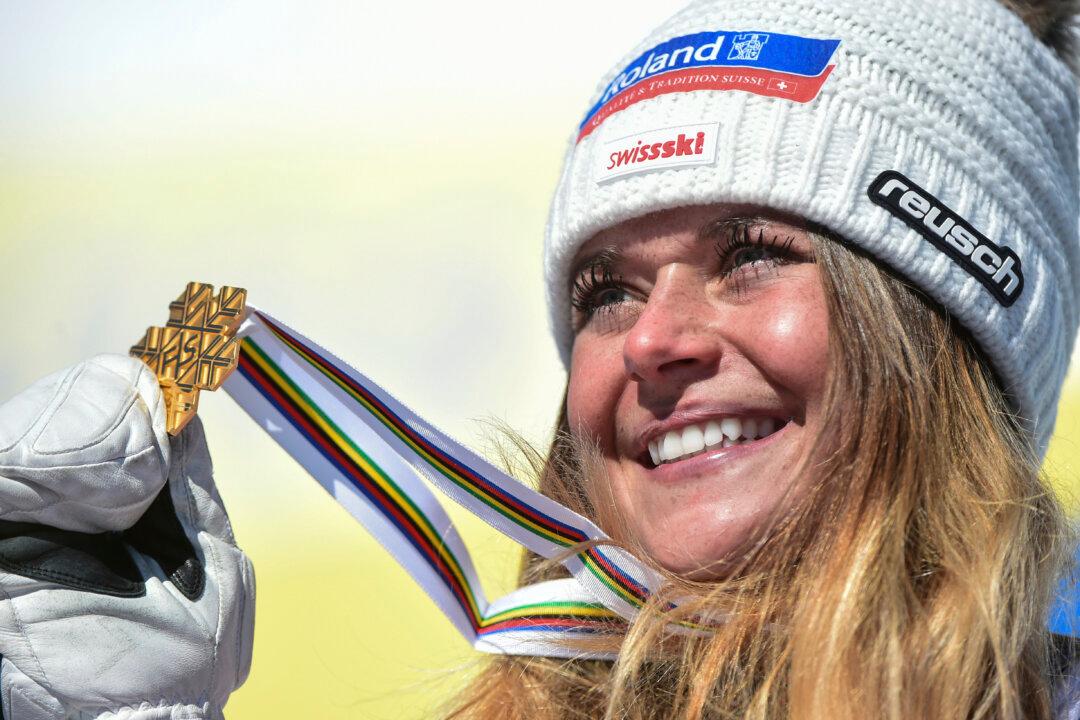 Riding High: Suter Wins Downhill for Her 1St Gold at Worlds