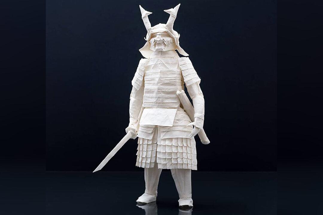 Finnish Origami Artist Creates Incredibly Detailed Samurai Warriors That Take 3 Months to Complete