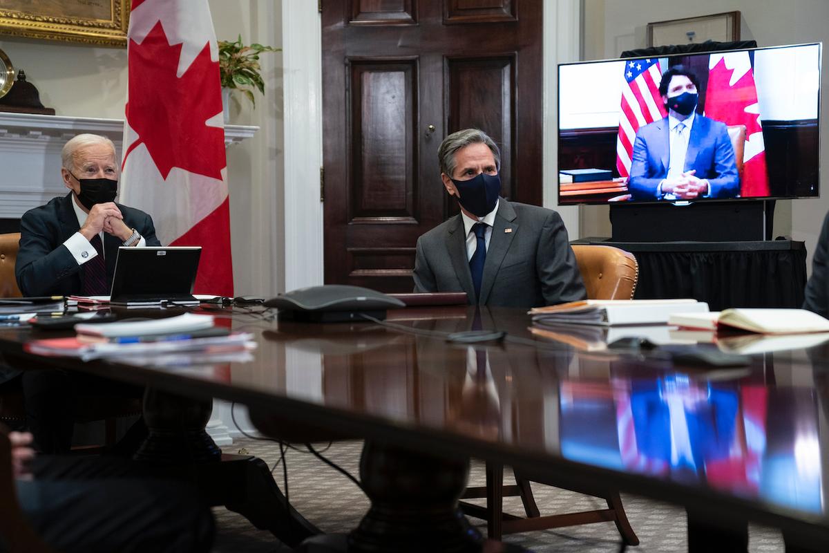 Biden, Trudeau Hold Virtual Bilateral Meeting