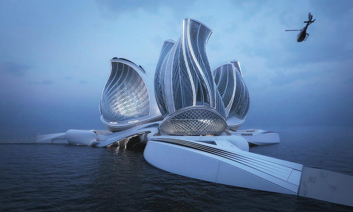 Designer Envisions Breathtaking Floating Research Station That Cleans the Ocean, Harnesses Tidal Energy