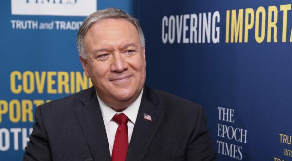 Former U.S. Secretary of State Mike Pompeo at the Conservative Political Action Conference in Orlando, Fla., on Feb. 27, 2021. (Tal Atzmon/The Epoch Times)