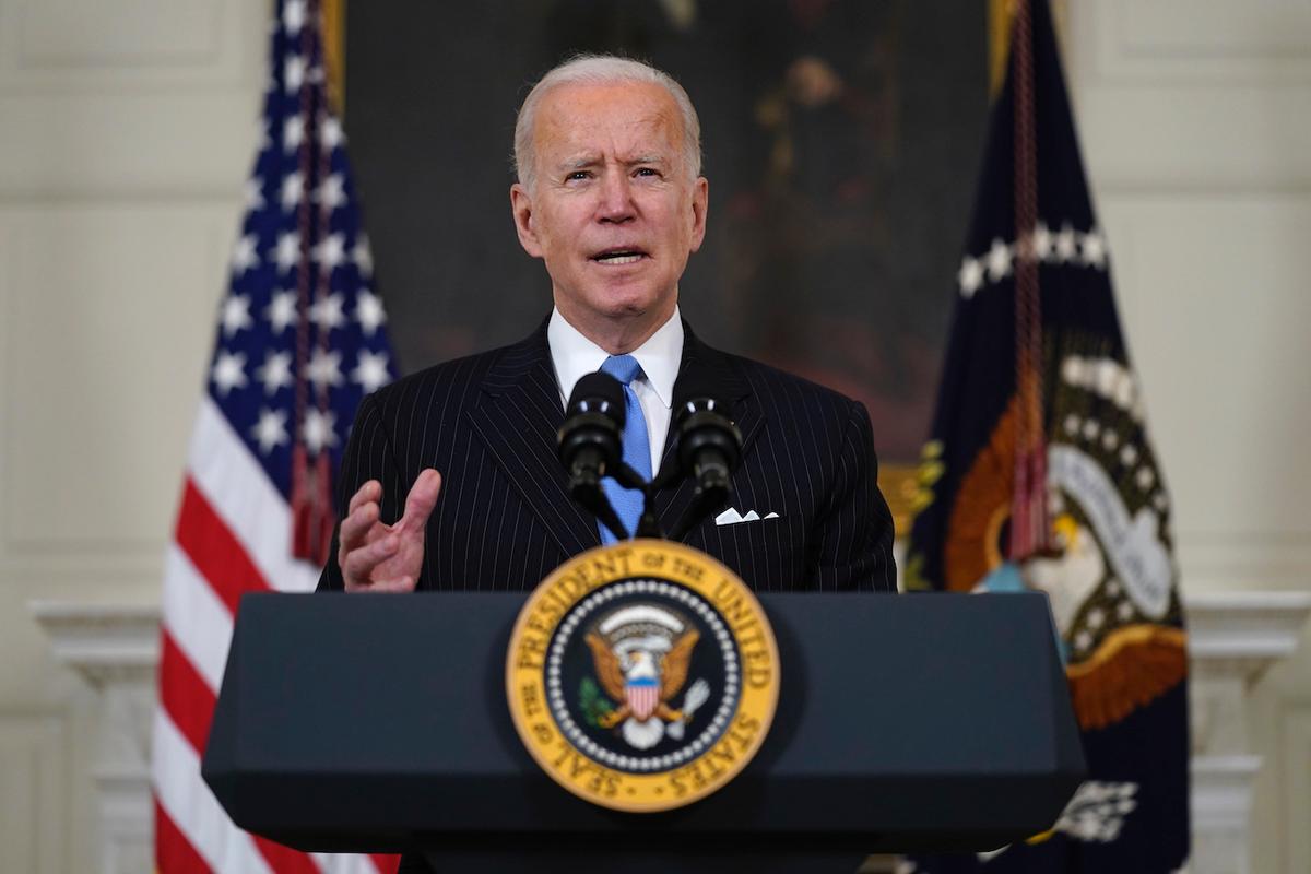 Biden Says Country ‘On Track’ to Have Enough Vaccines for All Adult Americans by End of May