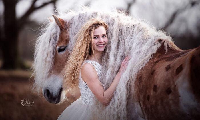 ‘Rapunzel’ Horse With Incredible Golden Mane Is Her Human’s ‘Childhood Dream That Came True’