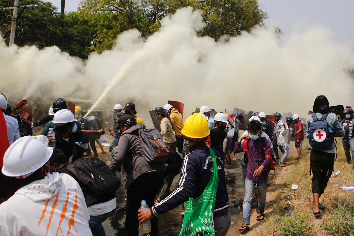 Burma Security Forces Kill 2 Anti-Coup Protesters