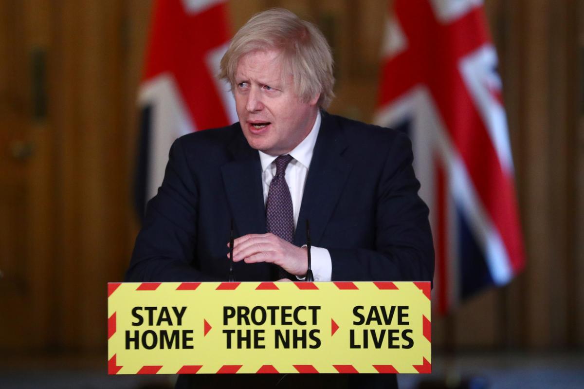 UK’s Johnson Warns of Risks of Quicker Lockdown Exit