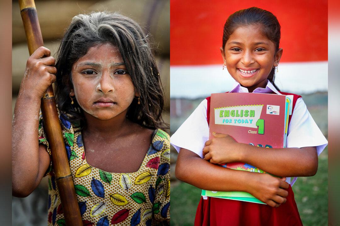 Photographer Captures Stirring Before-and-After Portraits of Former Child Laborers, Now in School