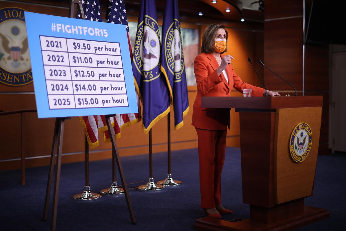 Pelosi: Democrats ‘Will Persist’ With Increasing Federal Minimum Wage