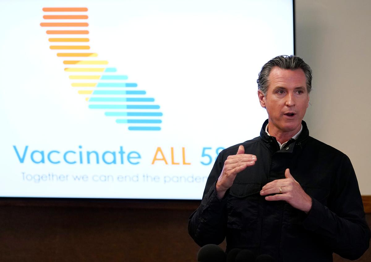 California Aims to Fully Reopen June 15, Newsom Says, as Recall Looms