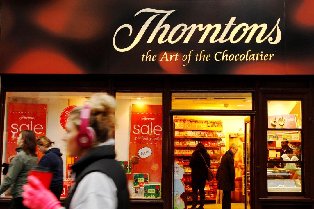 Chocolate Chain Thorntons to Close UK Stores, 600 Jobs at Risk