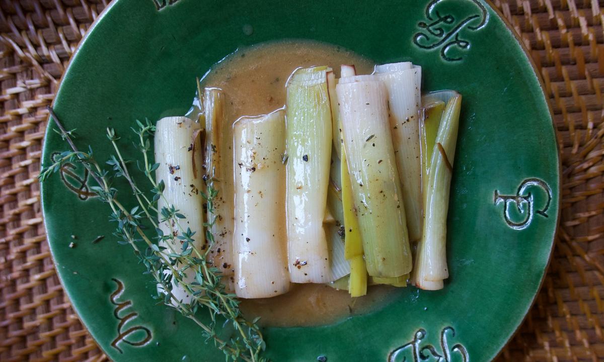 Braised Leeks