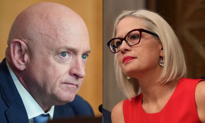 Kelly’s Senate Race Could Act as a Referendum on Kyrsten Sinema’s Moderate Policies