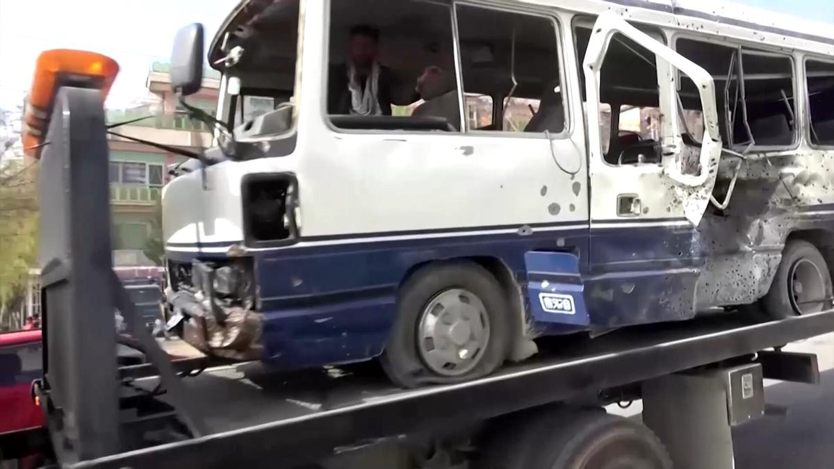 Afghan Bus Blast and Helicopter Crash Kill 13: Officials