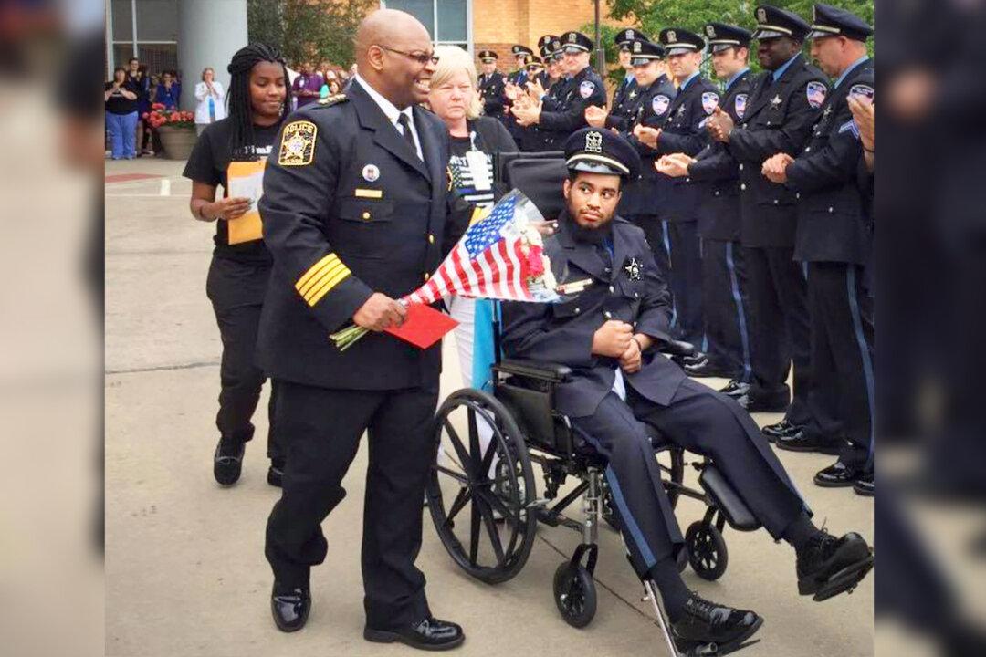 Police Officer Shot in Head in Line of Duty Promoted Honorary Detective 5 Years Later