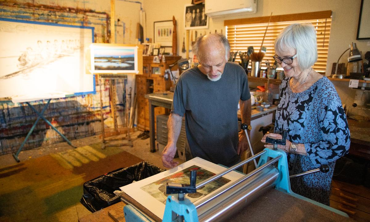 Dana Point Artist Credits Faith for Adding Color to His Life