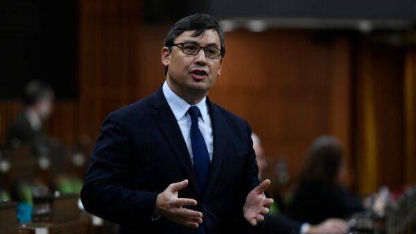 Conservative MP Michael Chong rises during Question Period in the House of Commons on Parliament Hill in Ottawa on Dec. 10, 2020. (Justin Tang/The Canadian Press)