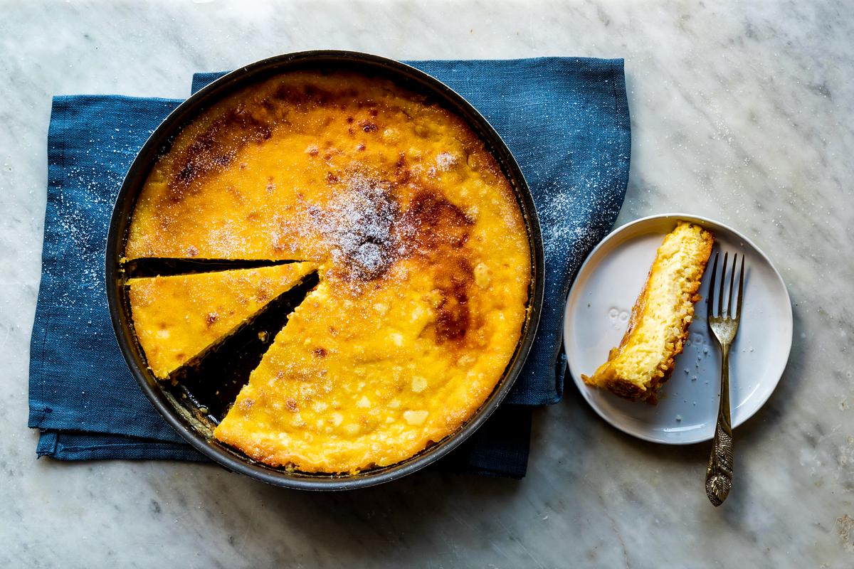 Rice Pudding Meets Caramel Custard in a Festive Tuscan Cake