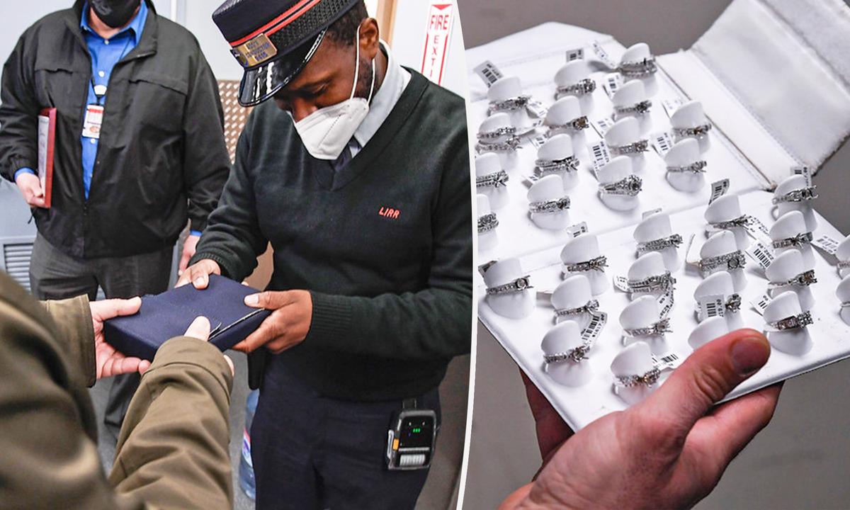 New York Train Conductor Finds Rings Worth $107,000 Left on His Train, Returns Them to Passenger